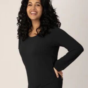 Bamboo Maternity & Nursing Long Sleeve T-shirt